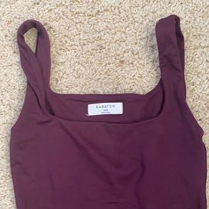 Aritiza bodysuit - burgundy xxs